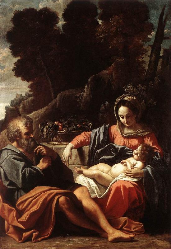 BADALOCCHIO, Sisto The Holy Family  145 France oil painting art